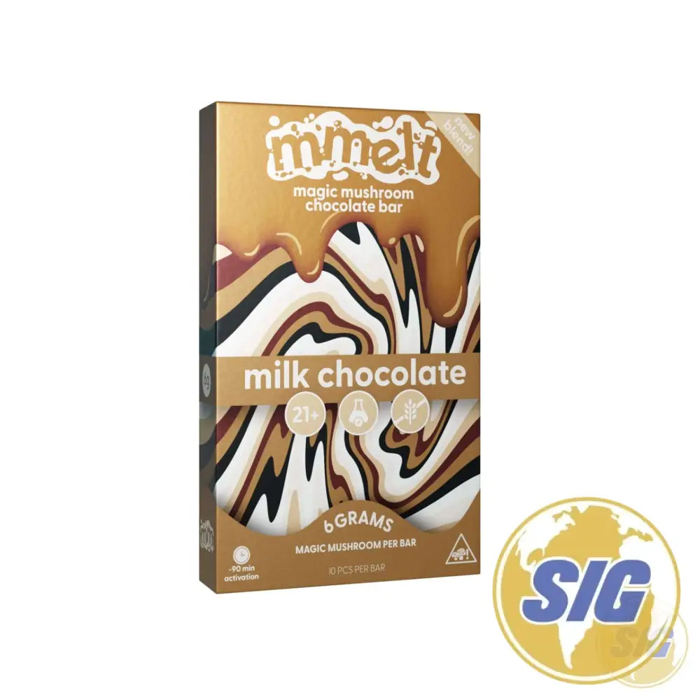 Mmelt Magic Mushroom 6 Gram Chocolate 6CNT Box