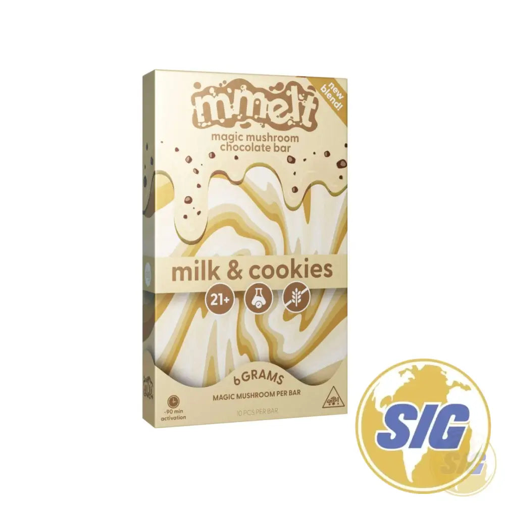 Mmelt Magic Mushroom 6 Gram Chocolate 6CNT Box
