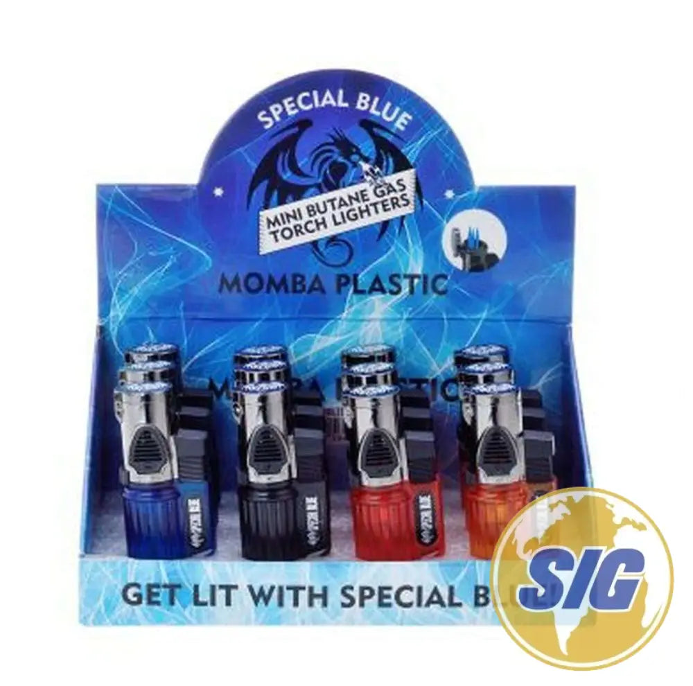 Momba Plastic Special Blue Lighters
