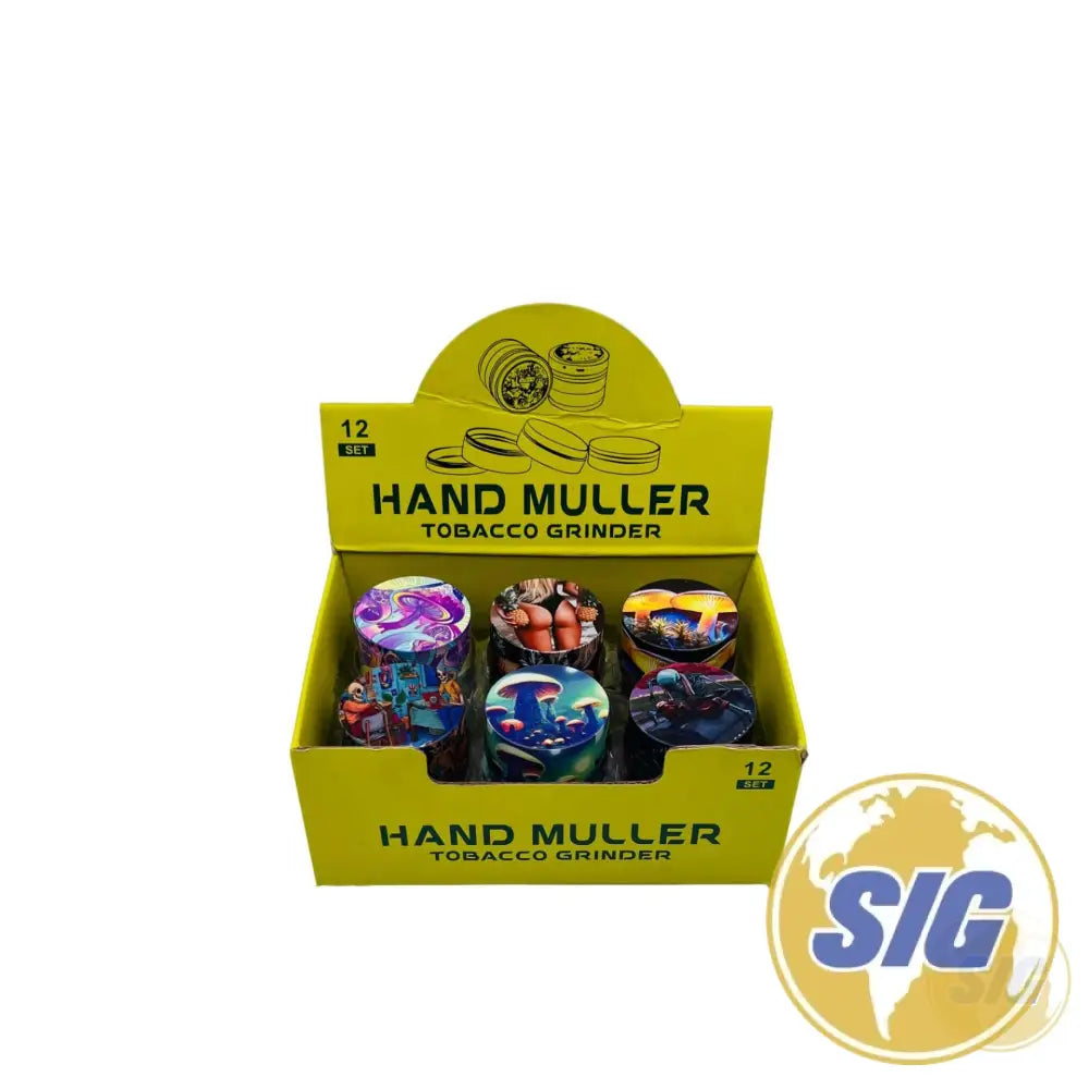 Multi Designs Grinder 12CT Display  |REF: GR 254|