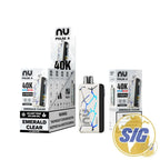NU Pulse X 40k Puffs Ice Control Disposable Vape - Emerald Clear 5% 