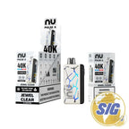 NU Pulse X 40k Puffs Ice Control Disposable Vape - Jewel Clear 3% 