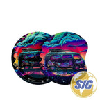Oval 6″ x 4.5″ Magnetic 3D Trays With Lid - Design #1