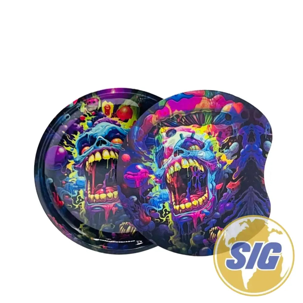 Oval 6″ x 4.5″ Magnetic 3D Trays With Lid - Design #11