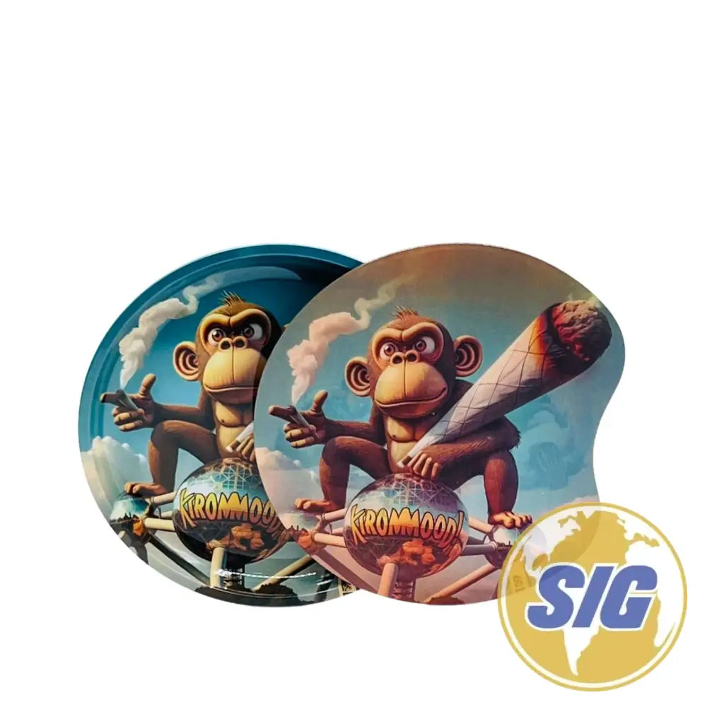 Oval 6″ x 4.5″ Magnetic 3D Trays With Lid - Design #6