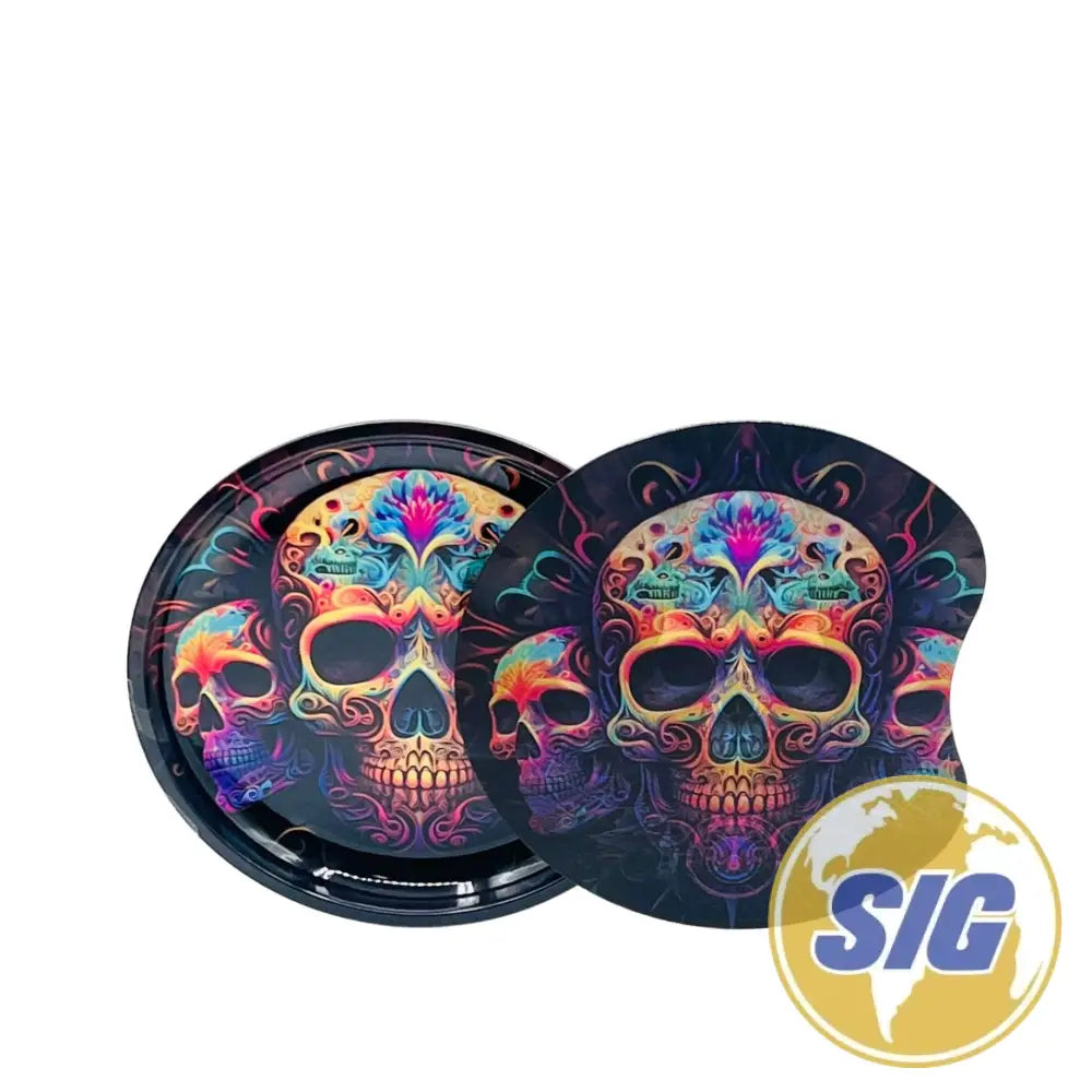 Oval 6″ x 4.5″ Magnetic 3D Trays With Lid - Design #8