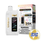 OX Bar x Pod Juice Nic Switch Control 35K Puffs Disposable - Peach Rings