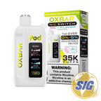 OX Bar x Pod Juice Nic Switch Control 35K Puffs Disposable - Watermelon Savage Peach
