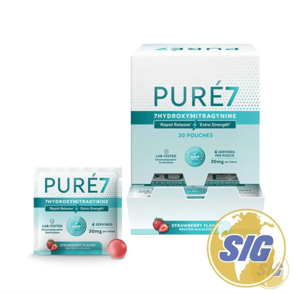 PURE7 7-Hydroxy 1 x 30mg 50 Pouch Box