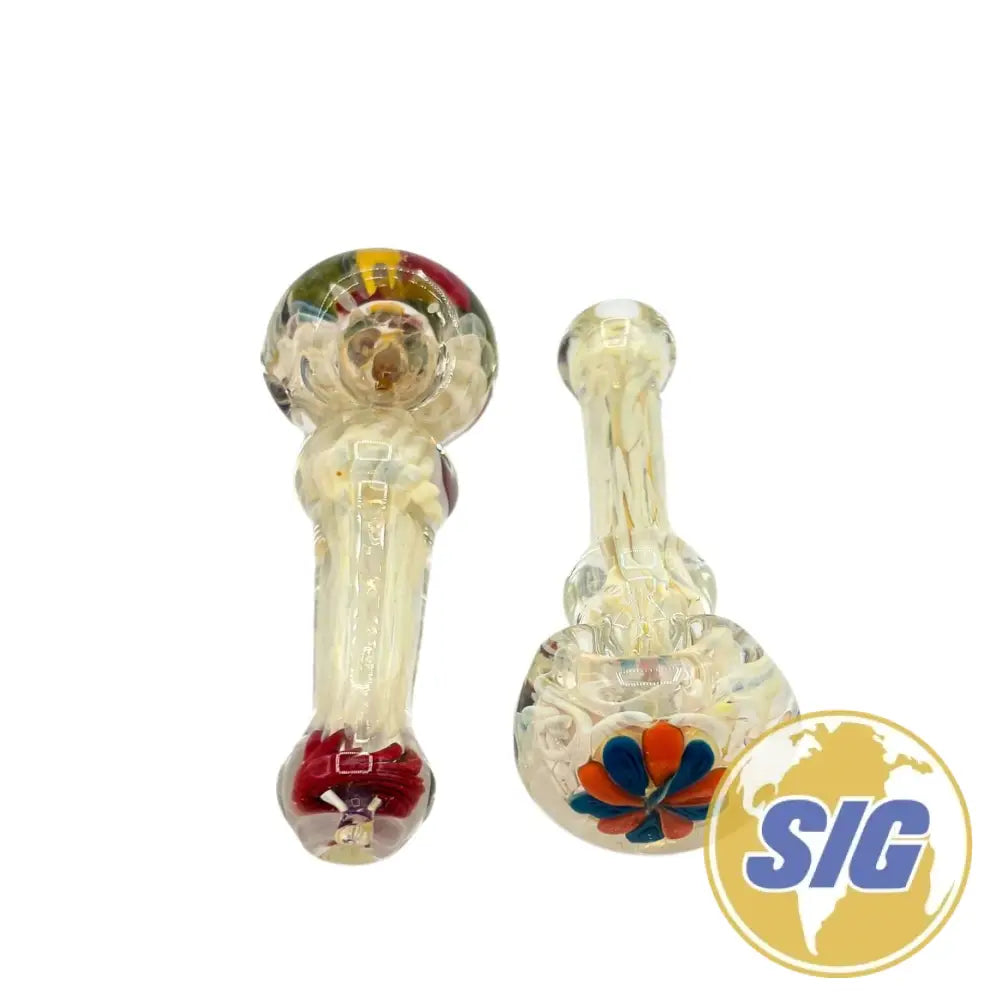 Rainbow Petal Hand Pipe |REF: HP 575|
