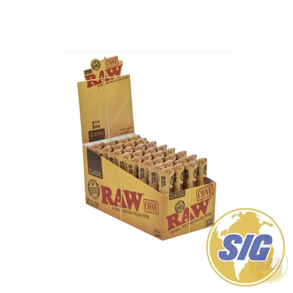 Raw Classic Cone 32 x 6 Pck