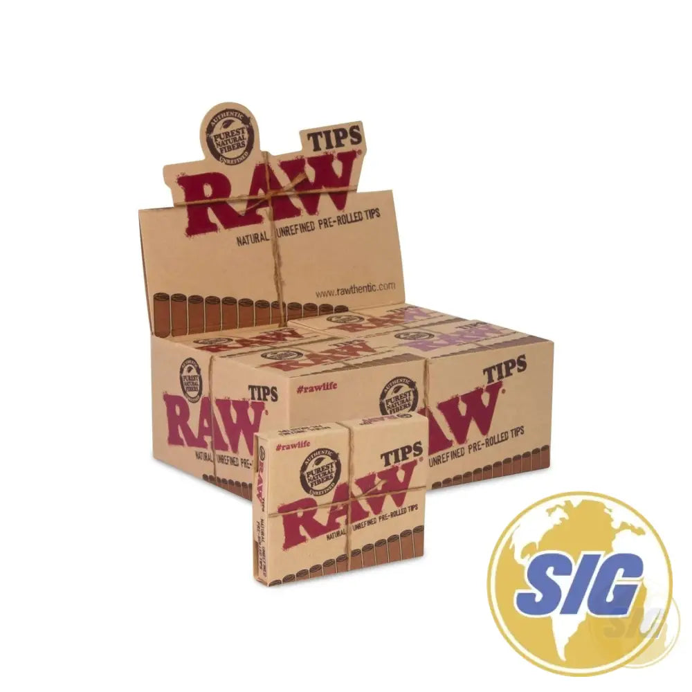 Raw Tips 20 Per Pack