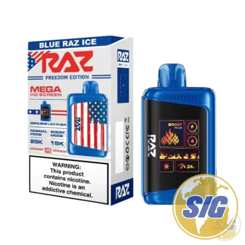Raz LTX 25000 Puffs Disposable Vape - Blue Razz Ice