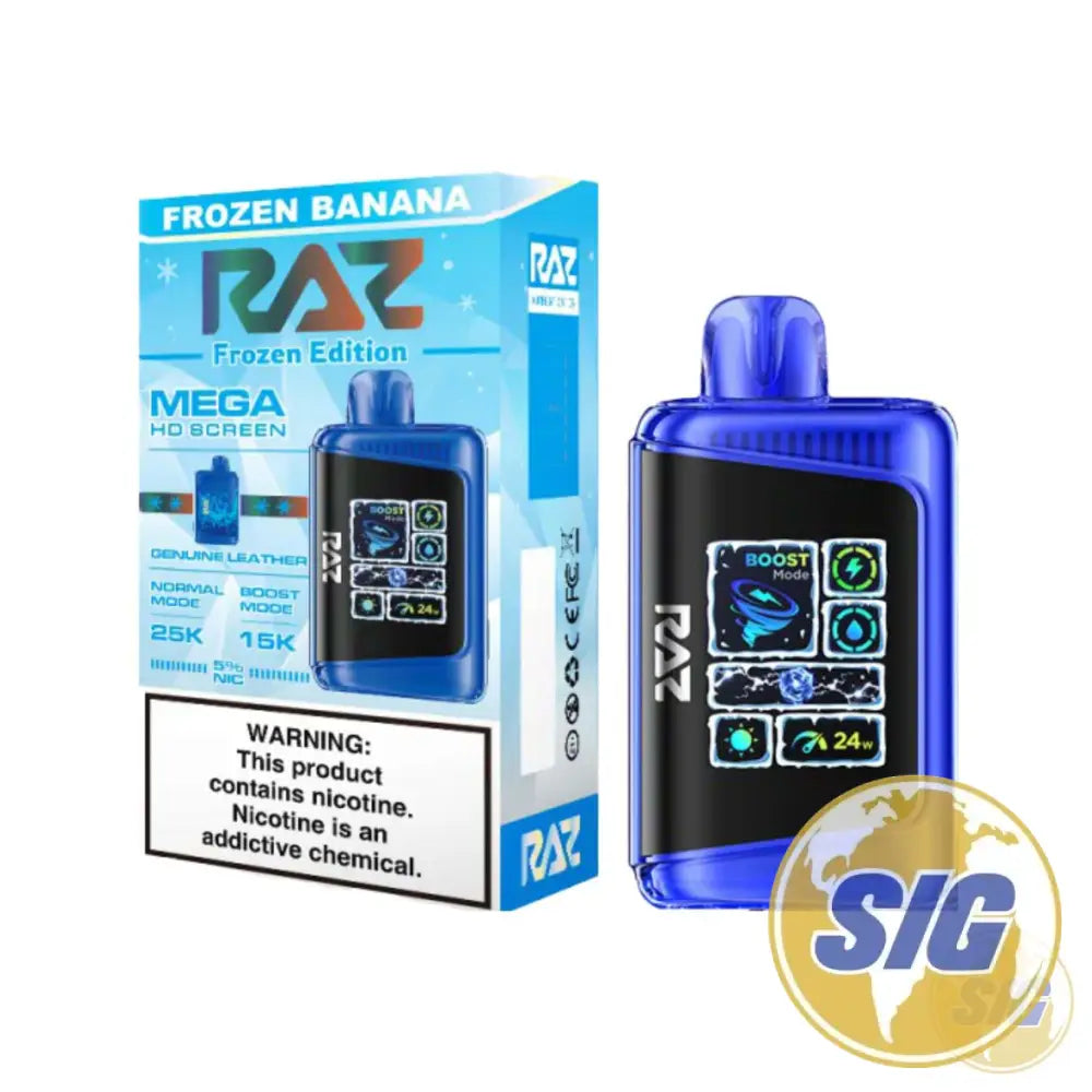 Raz LTX 25000 Puffs Disposable Vape - Frozen Banana