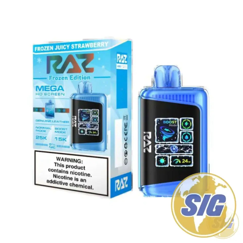 Raz LTX 25000 Puffs Disposable Vape - Frozen Juicy Strawberry