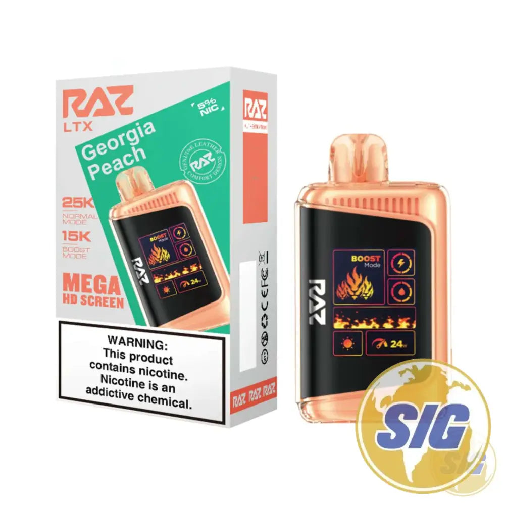 Raz LTX 25000 Puffs Disposable Vape - Georgia Peach
