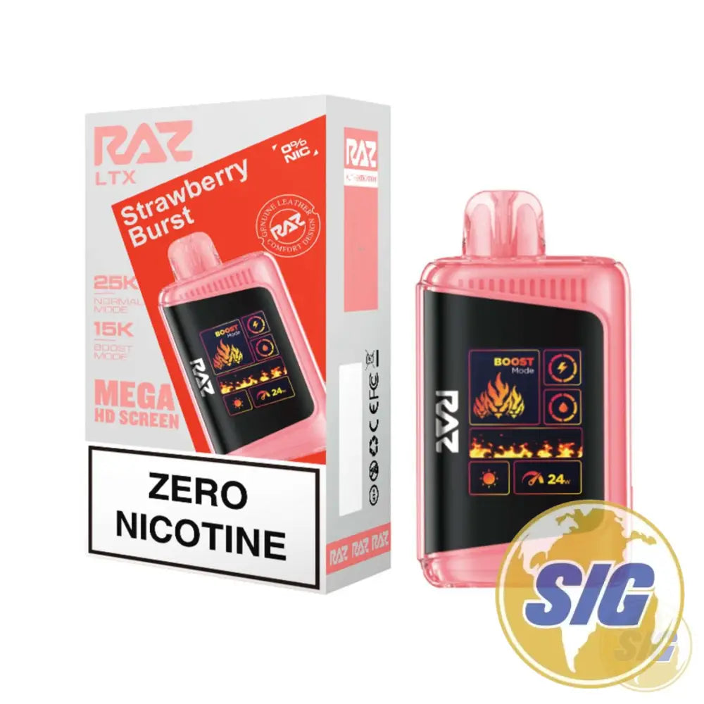 Raz LTX 25000 Puffs Disposable Vape - Strawberry Burst