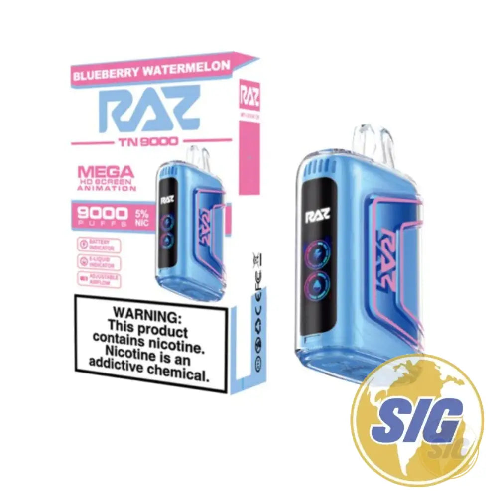 Raz TN9000 9000 Puffs Disposable Vape - Blueberry Watermelon