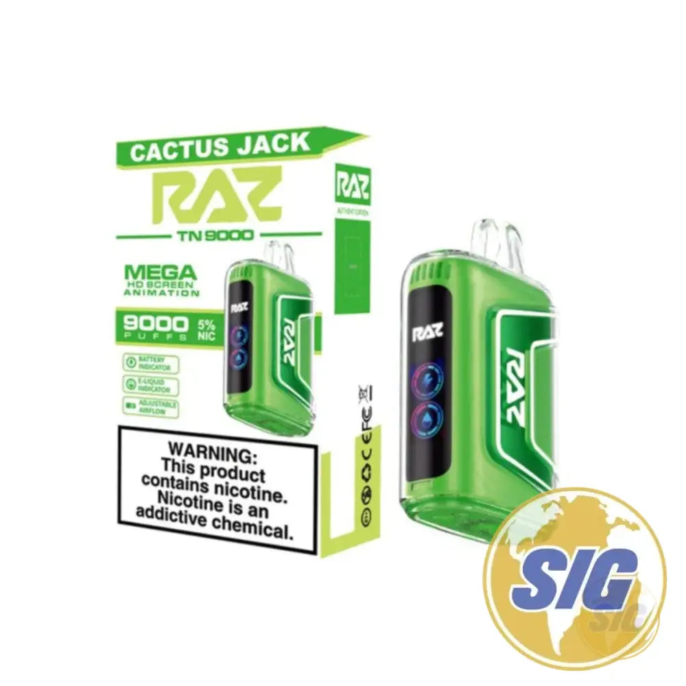 Raz TN9000 9000 Puffs Disposable Vape - Cactus Jack