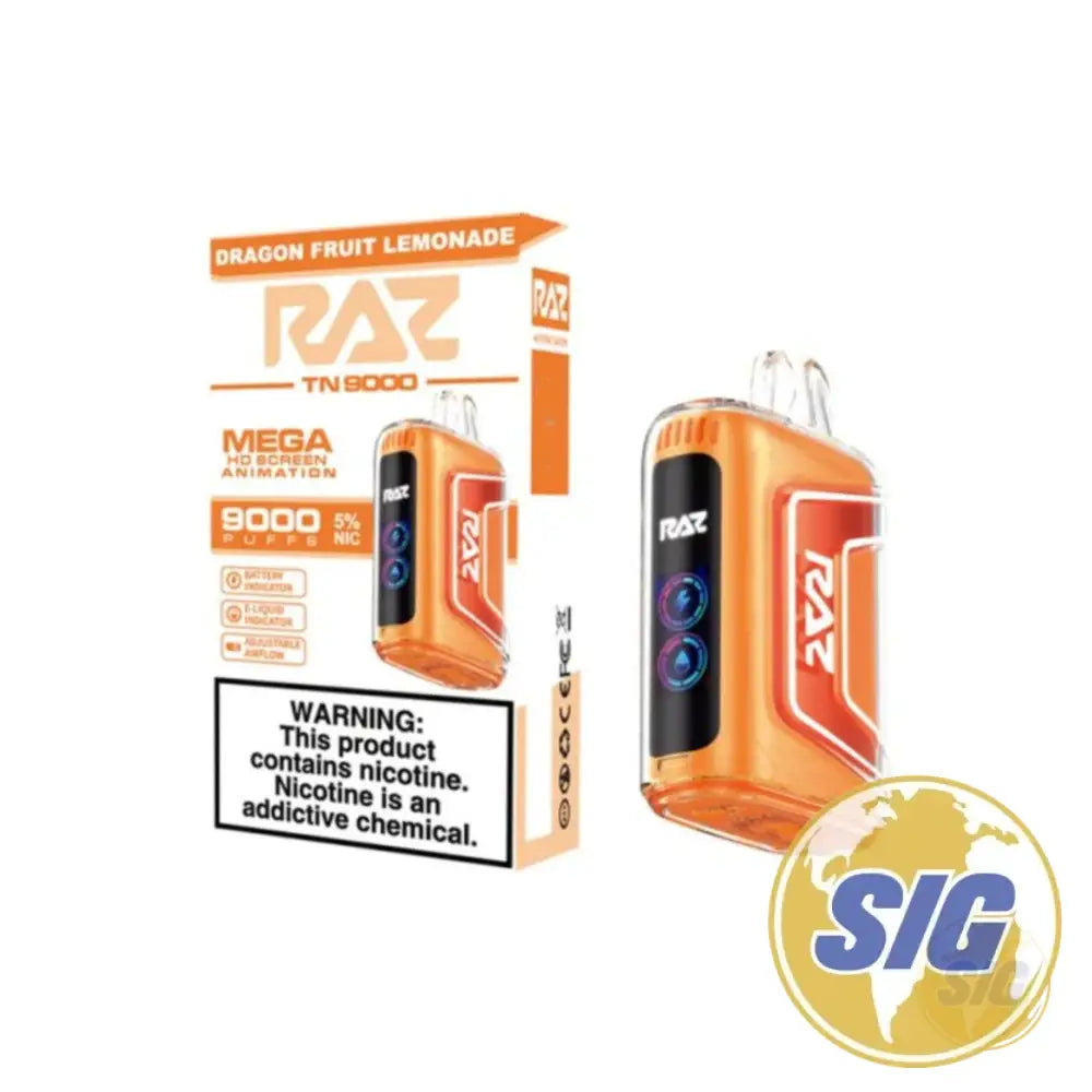 Raz TN9000 9000 Puffs Disposable Vape - Dragon Fruit Lemonade
