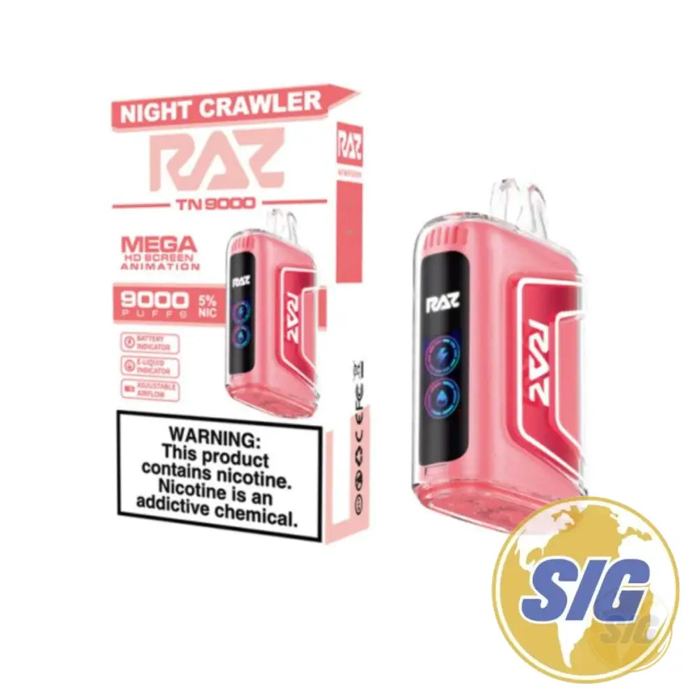 Raz TN9000 9000 Puffs Disposable Vape - Night Crawler