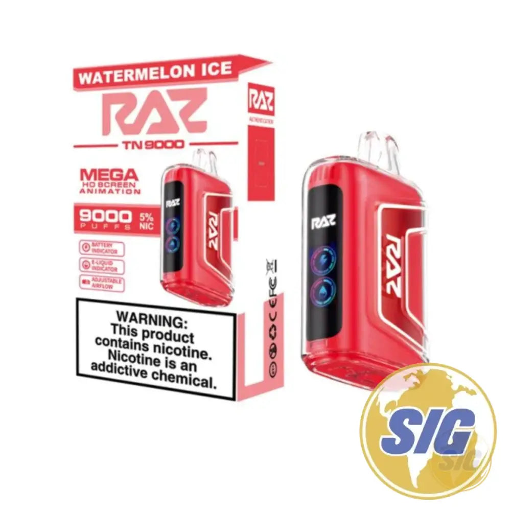 Raz TN9000 9000 Puffs Disposable Vape - Watermelon Ice
