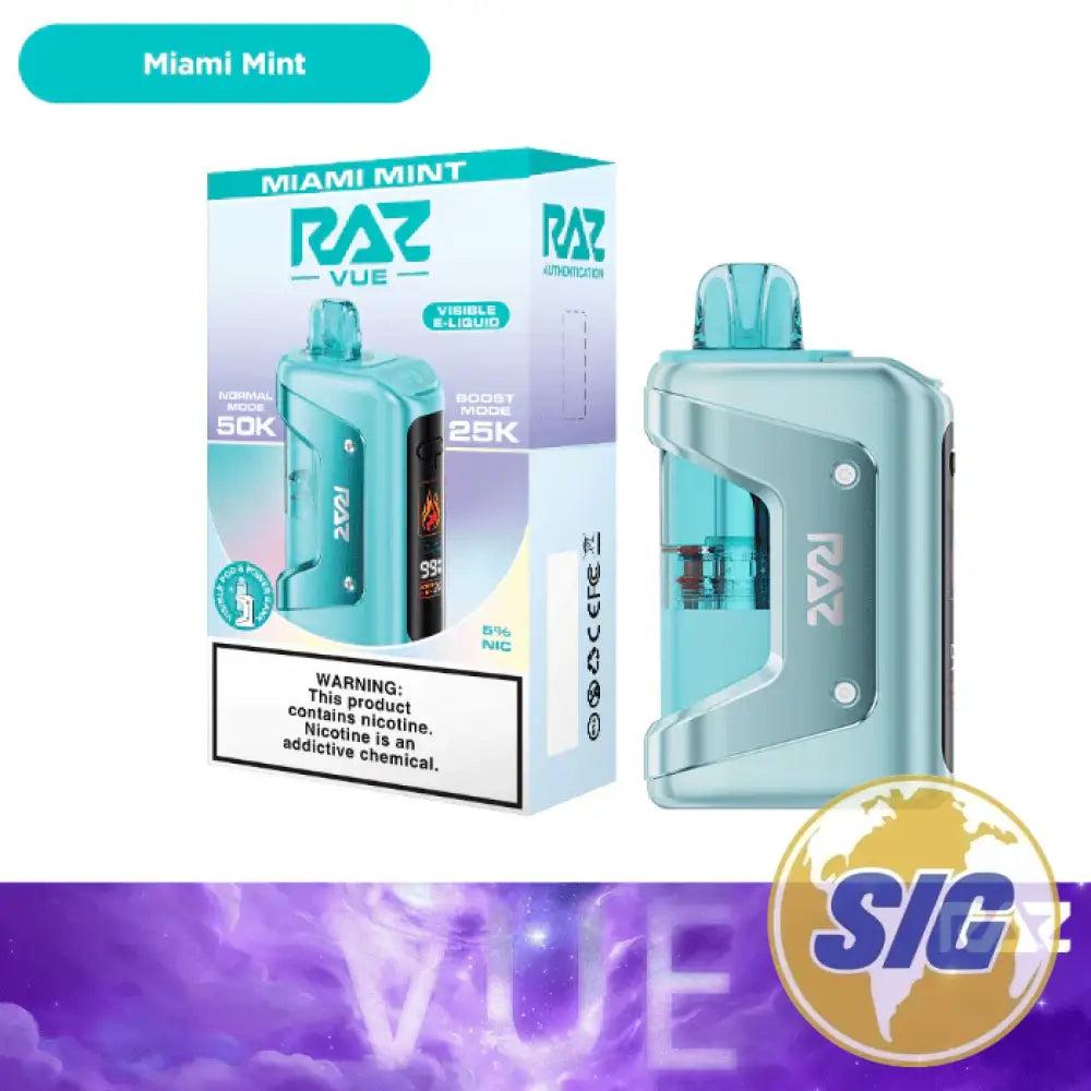 RAZ VUE 50K Disposable Kit - Miami Mint