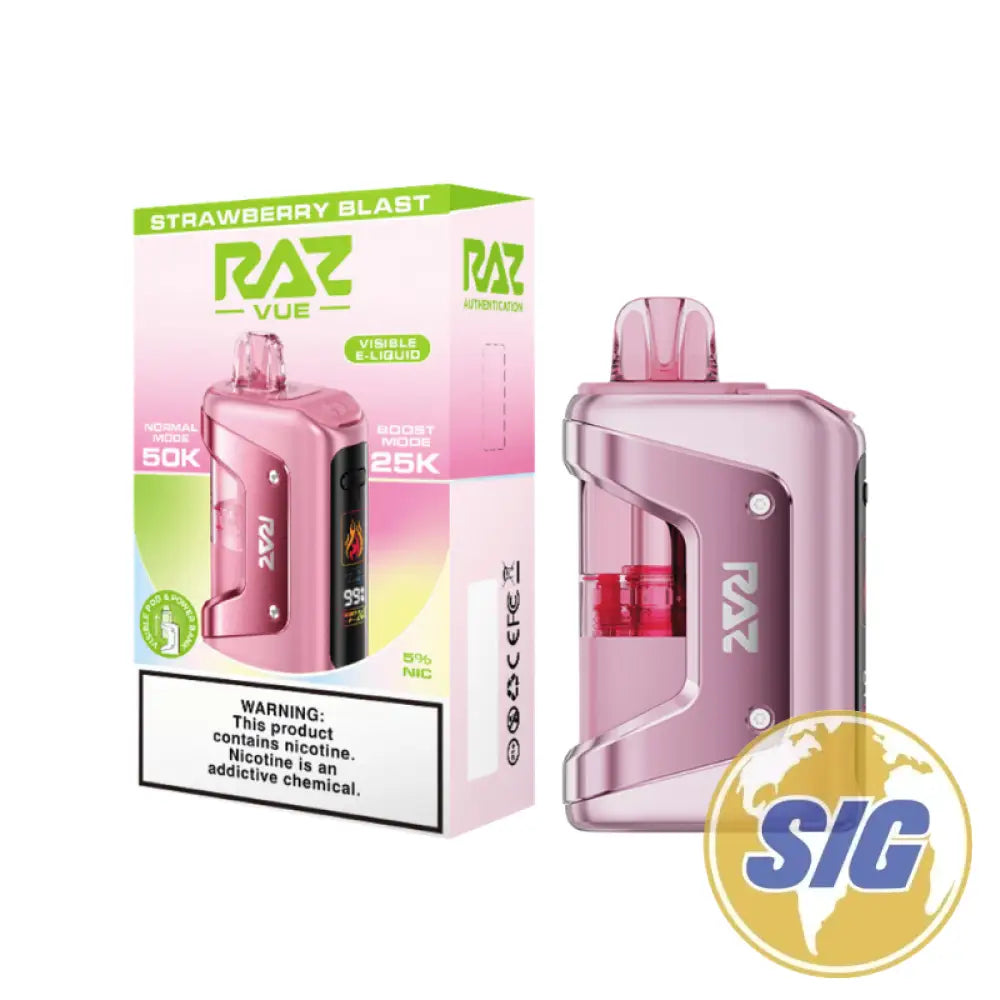 RAZ VUE 50K Disposable Kit - Strawberry Blast