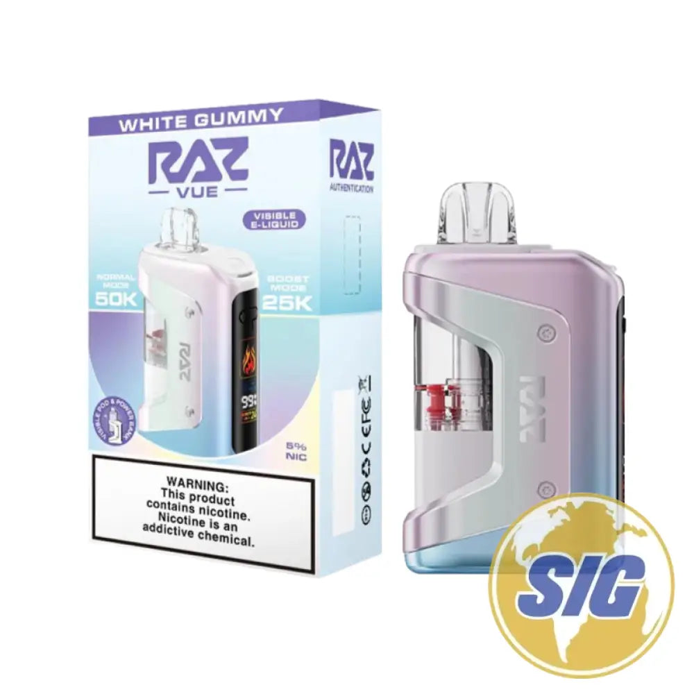 RAZ VUE 50K Disposable Kit - White Gummy