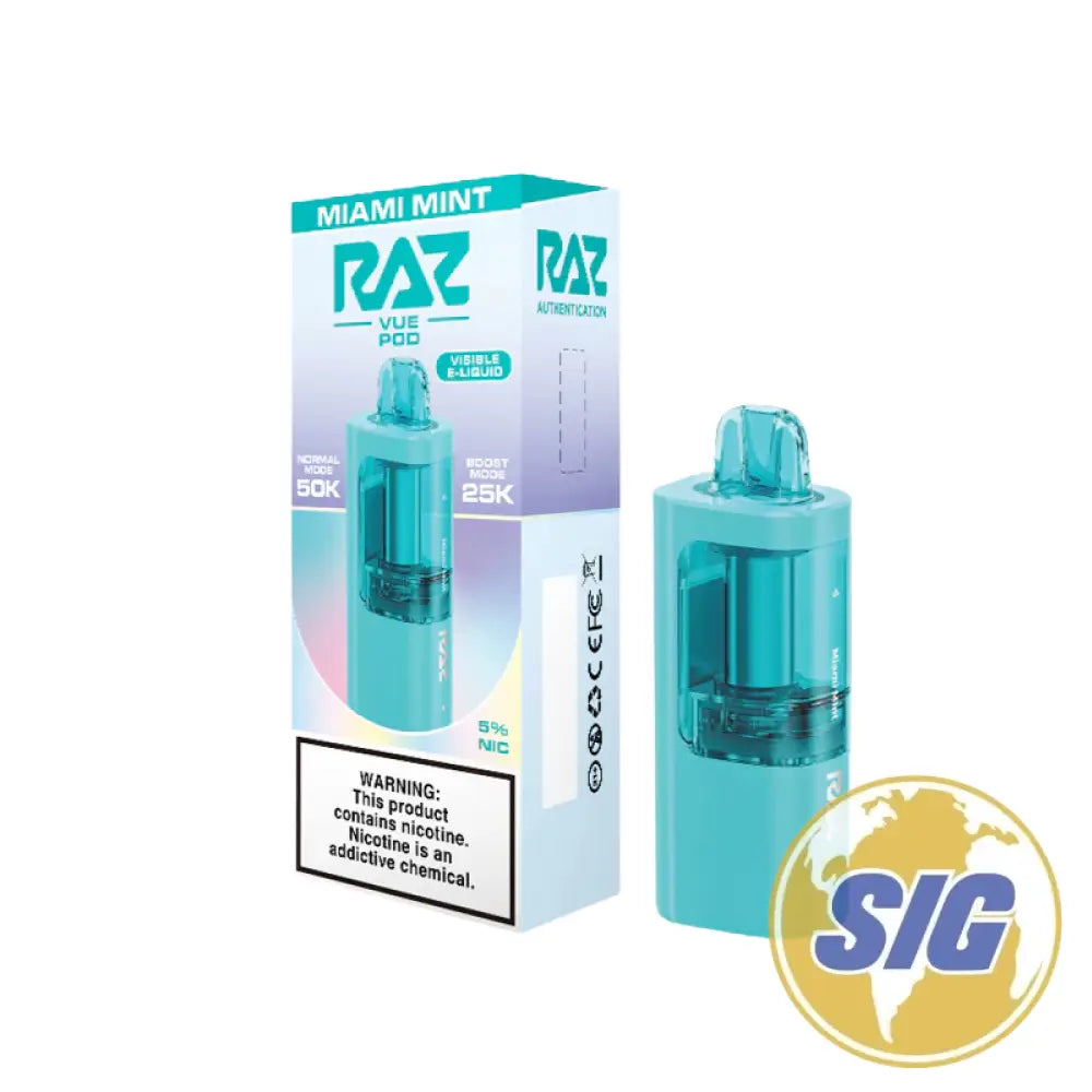 RAZ VUE 50K Disposable Pod - Miami Mint