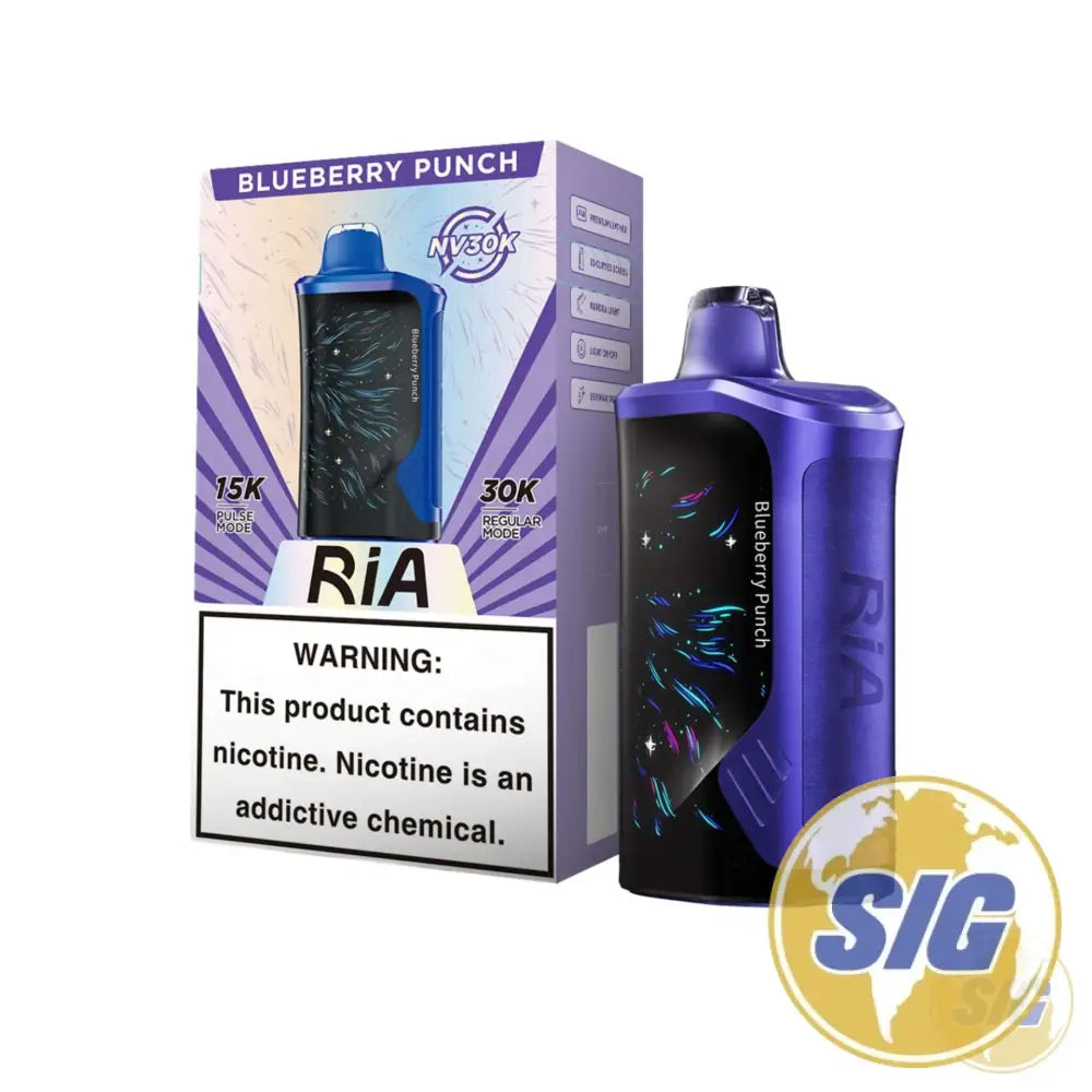 Ria NV 30K Puffs Disposable Vape By Geek Bar - Blueberry Punch