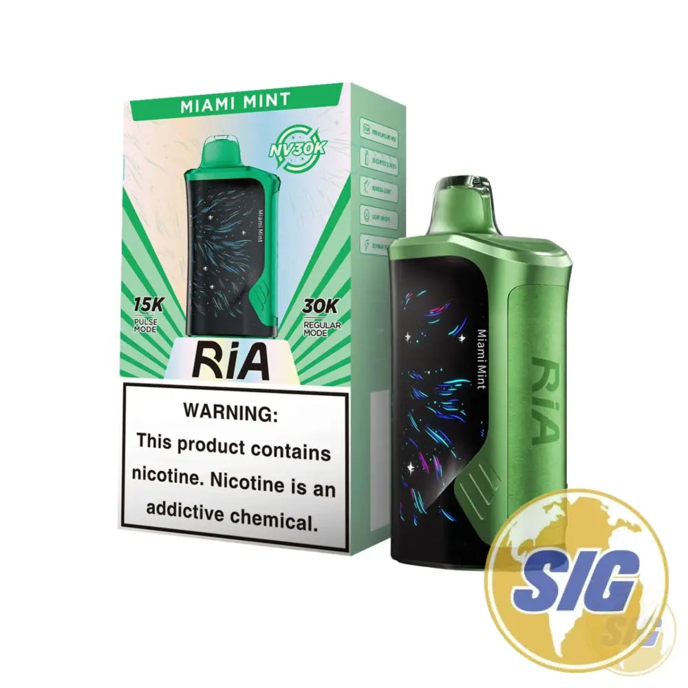 Ria NV 30K Puffs Disposable Vape By Geek Bar - Miami Mint