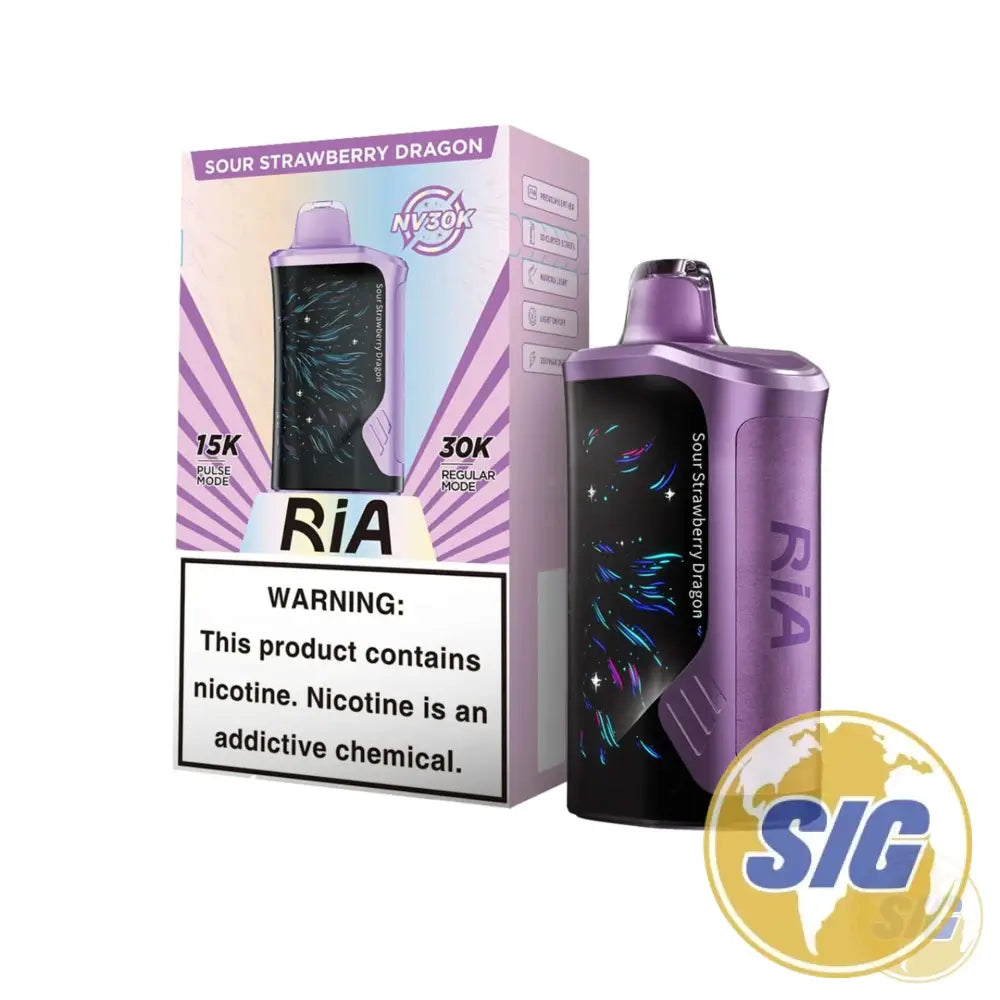 Ria NV 30K Puffs Disposable Vape By Geek Bar - Sour Strawberry Dragon