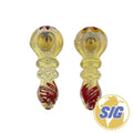 Scarlet Spiral Hand Pipe |REF: HP 556|