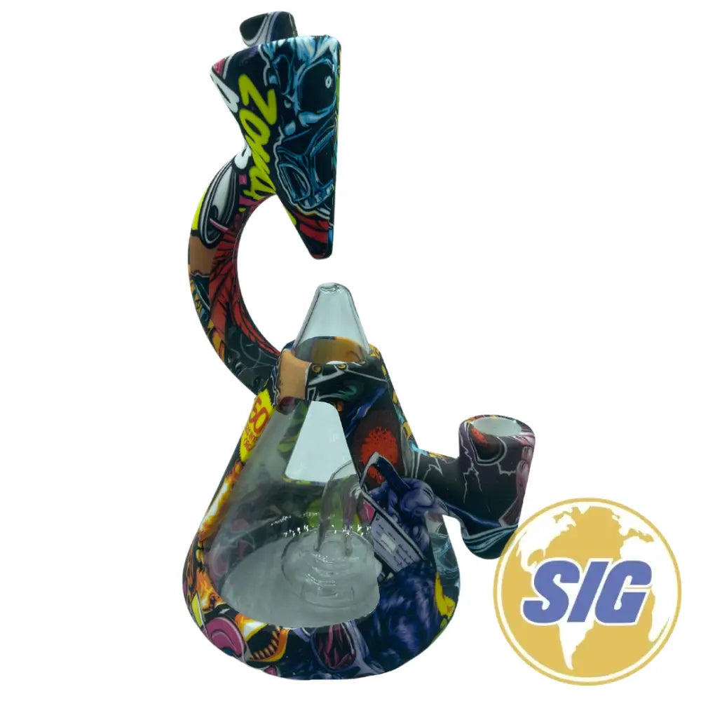 Silicone Microscope Water Pipe/Rig |REF: SB 164|