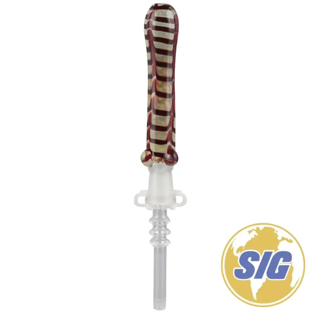 Simple Glass Nectar Dab Straw ( 10 ct)