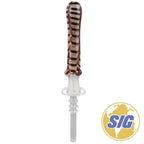 Simple Glass Nectar Dab Straw ( 10 ct)
