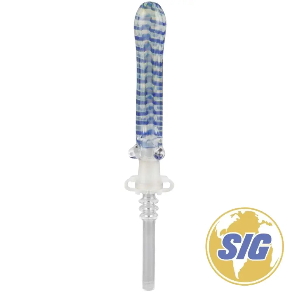 Simple Glass Nectar Dab Straw ( 10 ct)