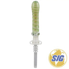 Simple Glass Nectar Dab Straw ( 10 ct)