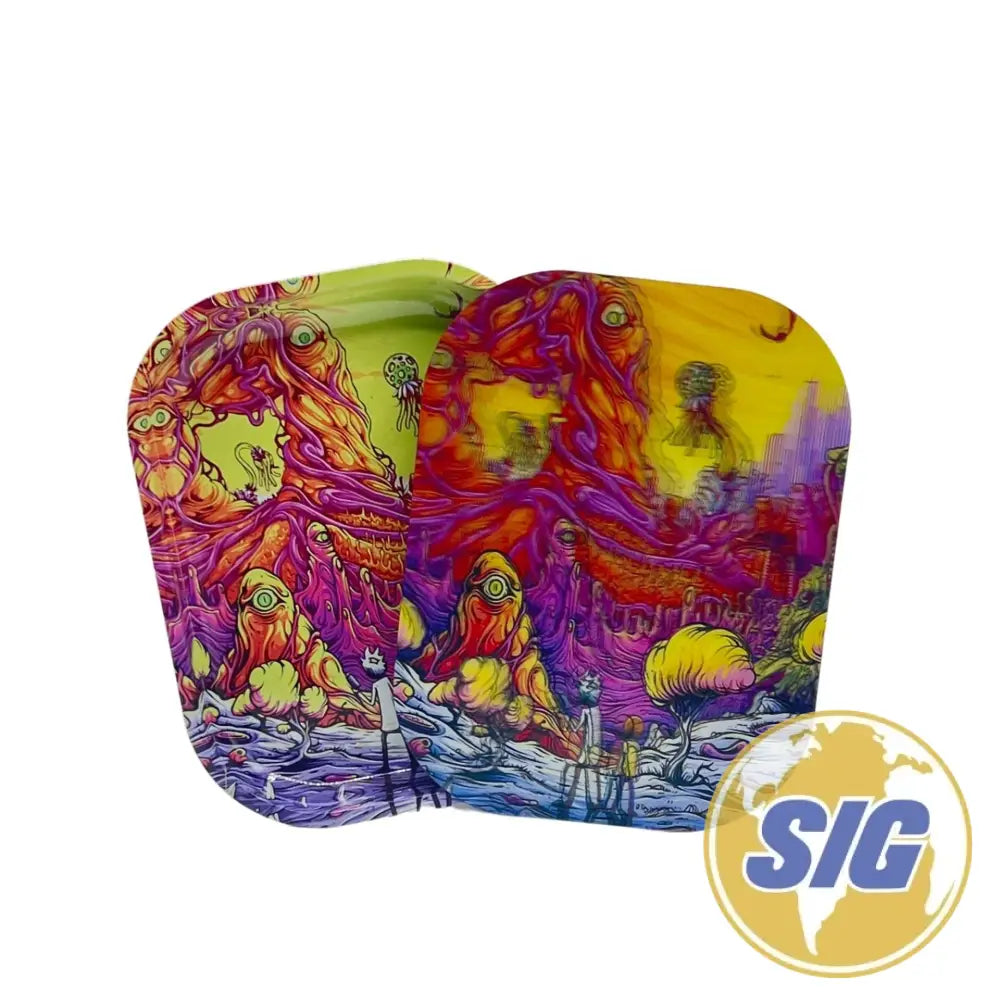 Small 7″ x 5.5″ Magnetic 3D Trays With Lid - Design #27