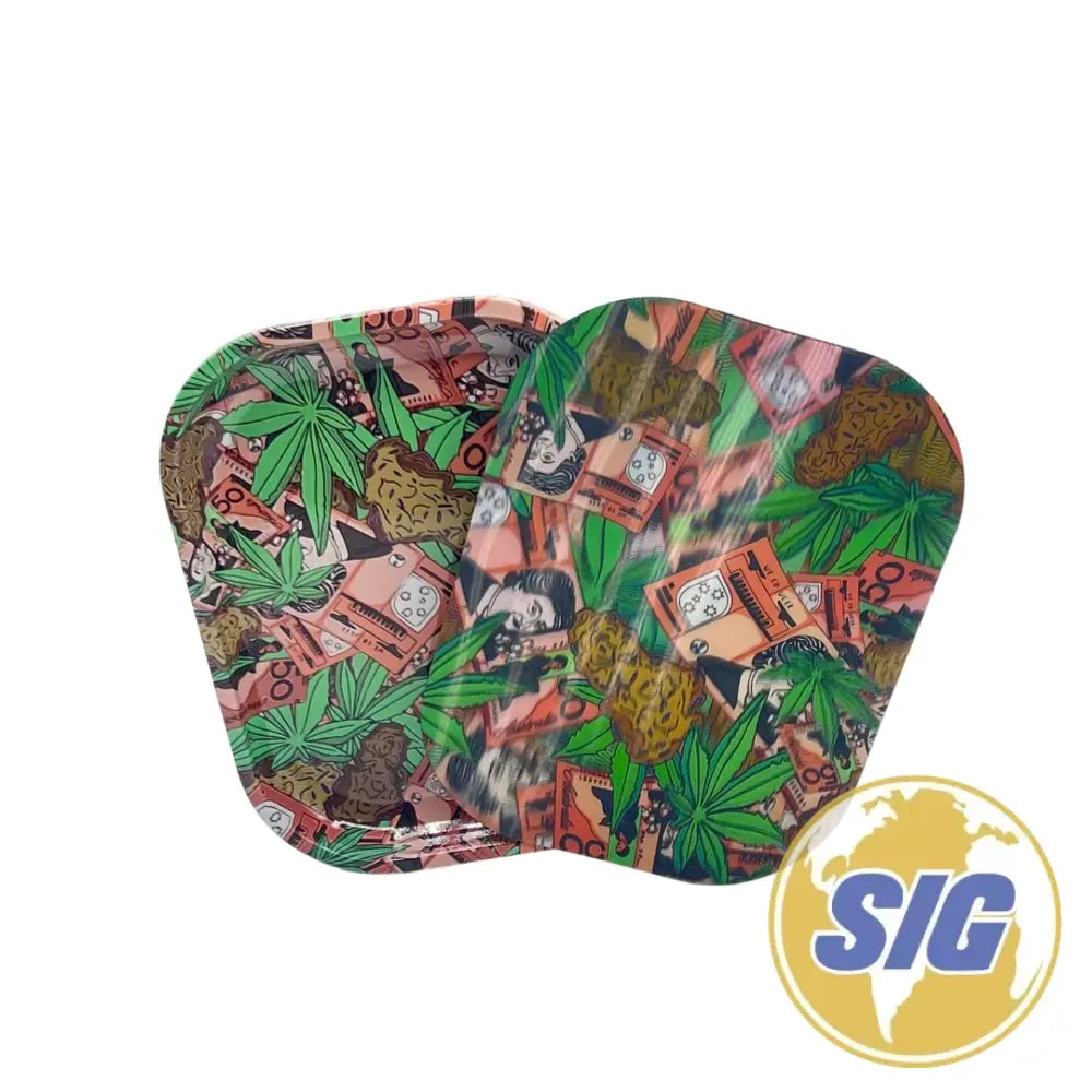 Small 7″ x 5.5″ Magnetic 3D Trays With Lid - Design #30