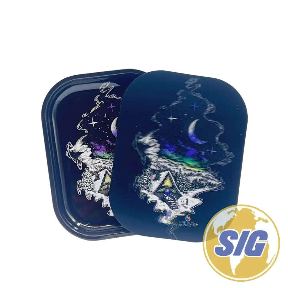 Small 7″ x 5.5″ Magnetic 3D Trays With Lid - Design #32