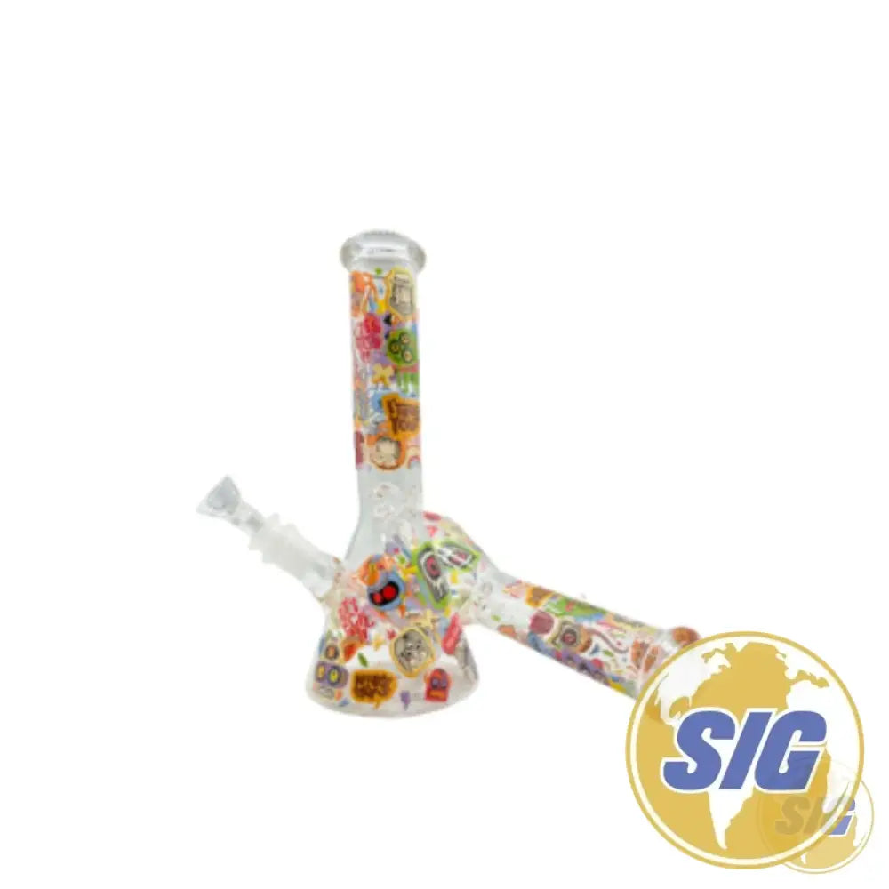 Sticker Beaker Water Pipe | REF: WP-10_-BEAKER|