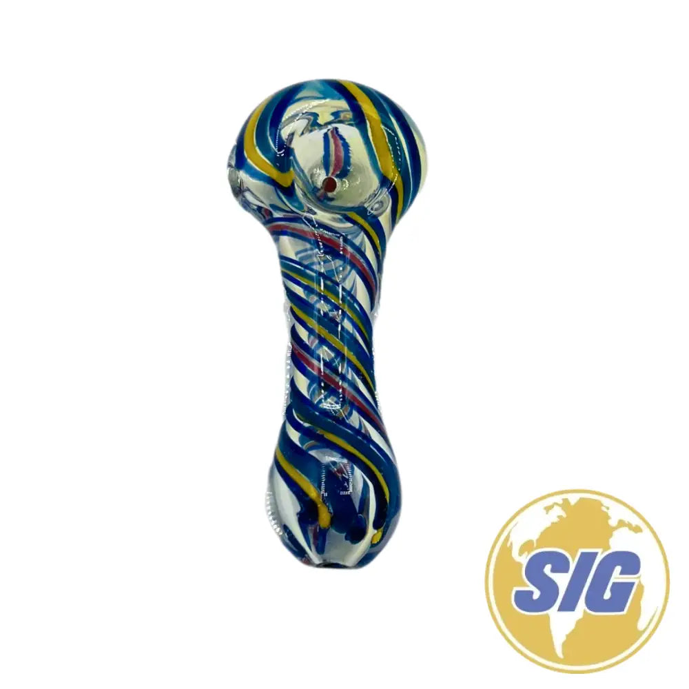 Striped Harmony Hand Pipe |REF: HP 261|