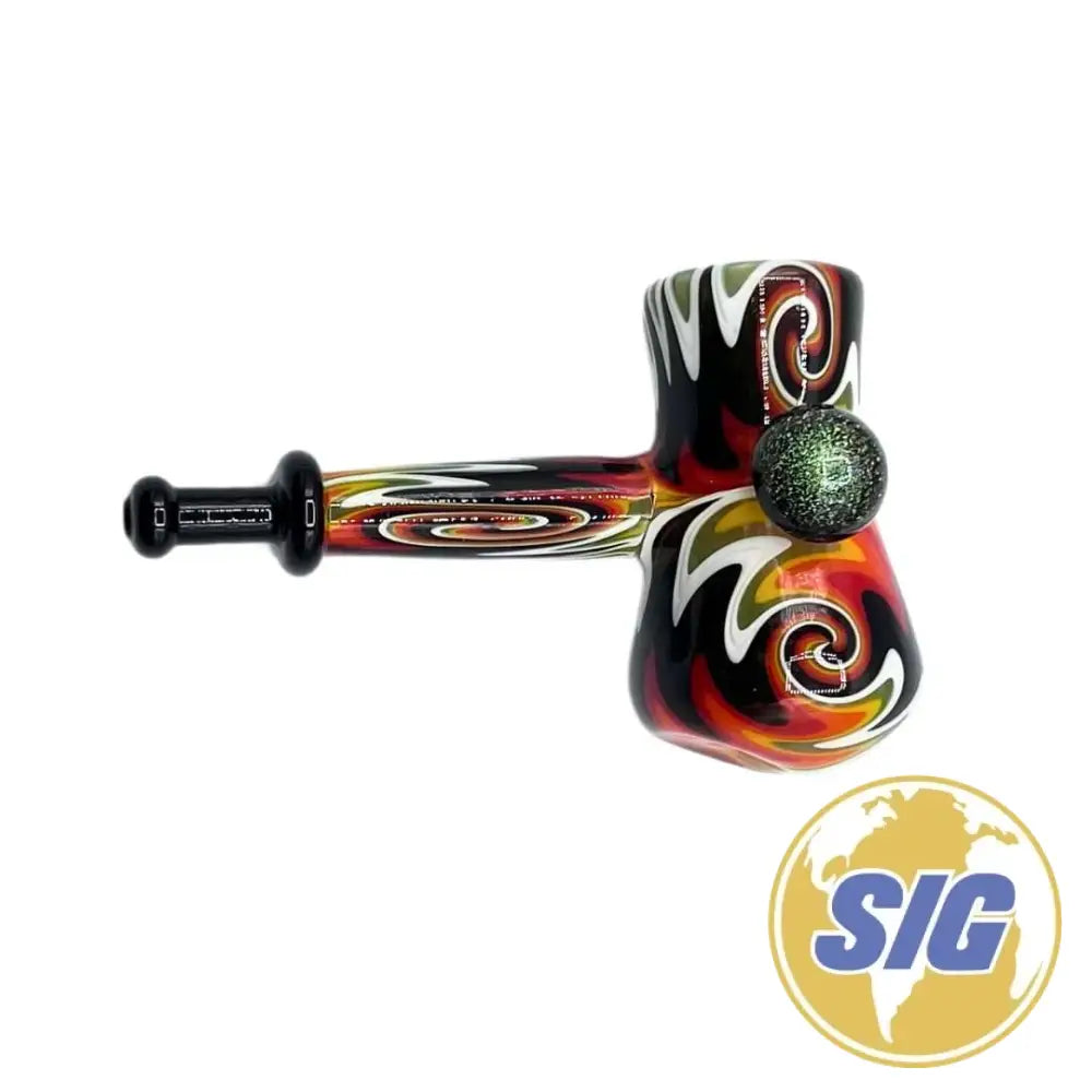 Swirling Embers Hand Pipe |REF: HP 107|