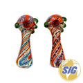 Technicolor Twirl Hand Pipe |REF: HP 329|
