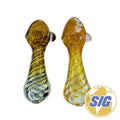 Translucent Spiral Hand Pipe |REF: HP 303|