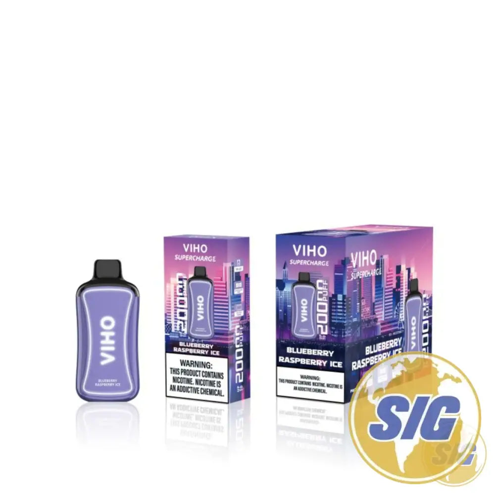 VIHO Supercharge 20000 Puffs Disposable Vape - Blueberry Raspberry Ice