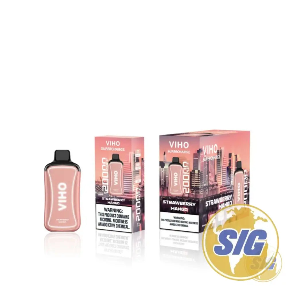 VIHO Supercharge 20000 Puffs Disposable Vape - Strawberry Mango