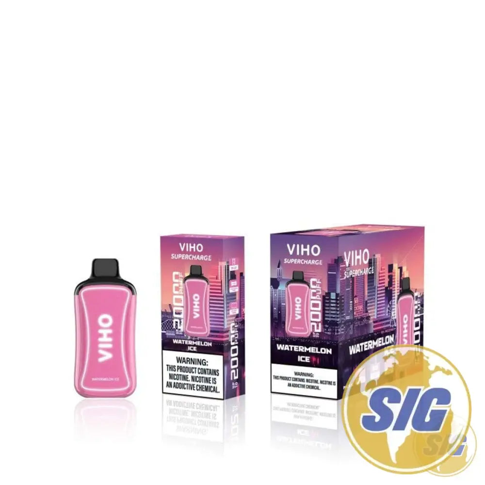 VIHO Supercharge 20000 Puffs Disposable Vape - Watermelon Ice